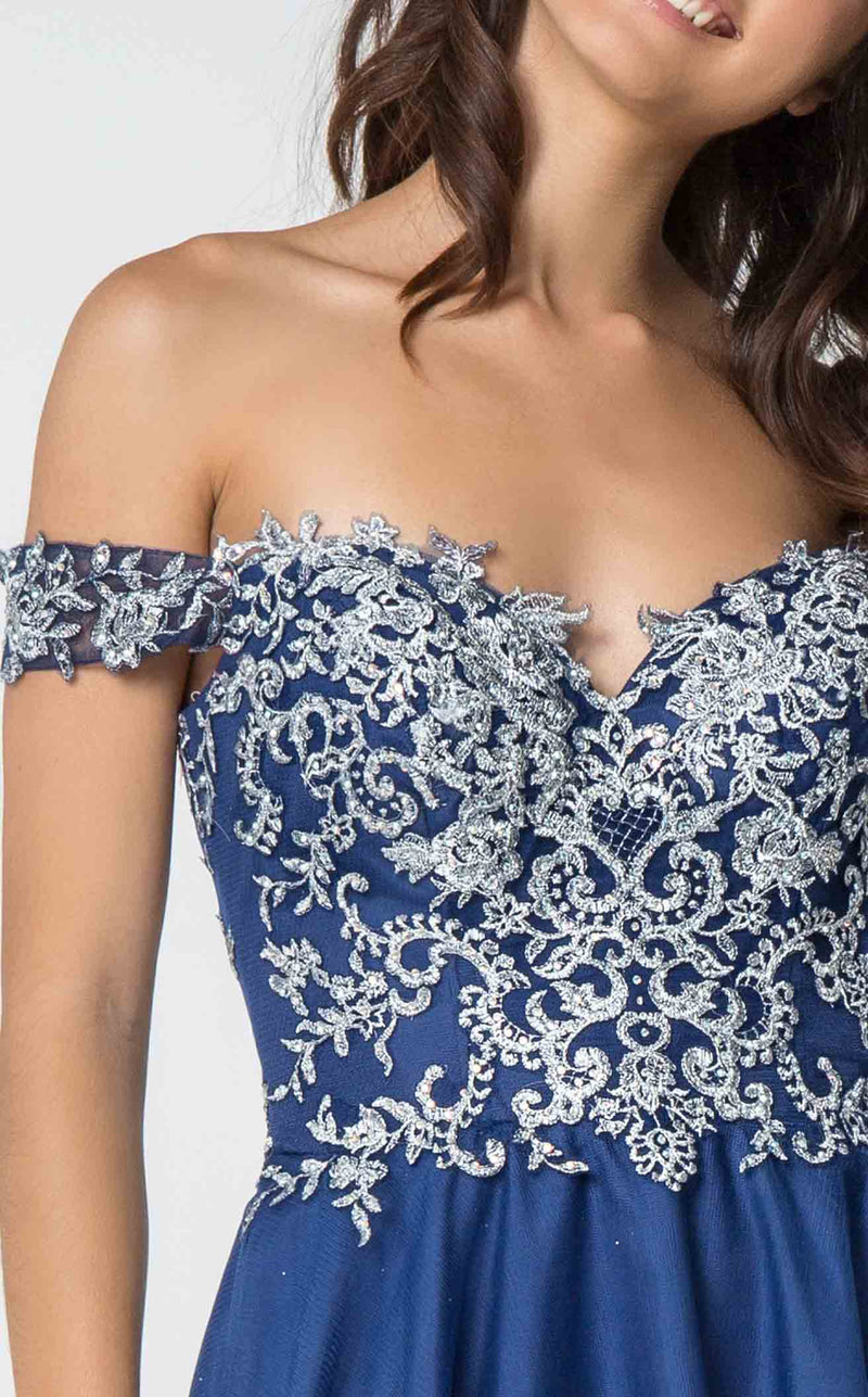 Elizabeth K GS2862 Navy/Silver