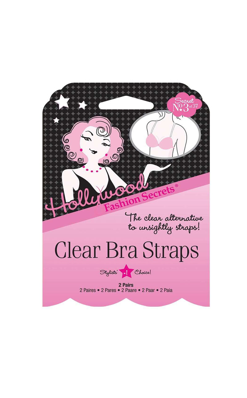 Hollywood Fashion Secrets Clear Bra Straps Clear