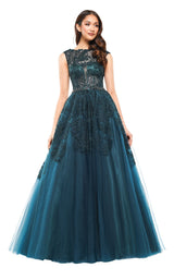 Colors Dress J034 Deep Green