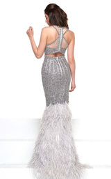 Colors Dress J071 Dress Silver