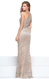 Colors Dress J074 Dress Silver-Nude