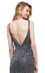 Colors Dress J107 Dress Gunmetal-Nude