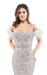 Colors Dress J108 Dress Silver-Nude