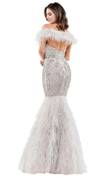 Colors Dress J108 Dress Silver-Nude