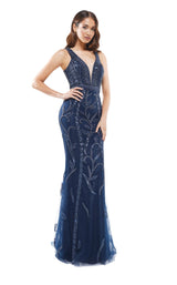 Colors Dress J124 Dress Navy