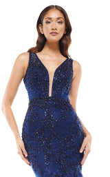 Colors Dress J129 Dress Navy