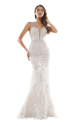 Colors Dress J129 Dress Off-White