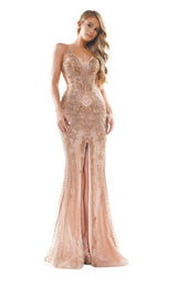 Colors Dress J137 Dress Rose-Gold