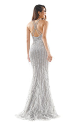 Colors Dress J139 Dress Silver