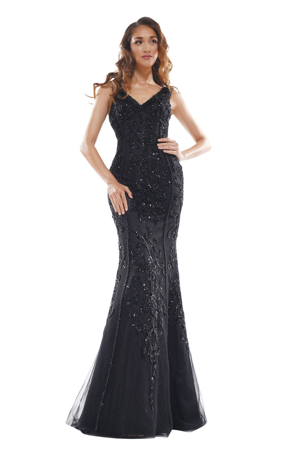 Colors Dress J143 Dress Black