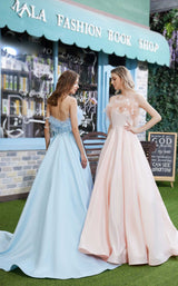 Jadore J22044 Baby-Blue and Pink