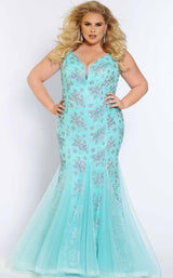 Sydneys Closet JK2108 Cyan