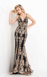 Jovani JVN04789BG Black/Gold