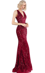 JVN JVN66261 Burgundy