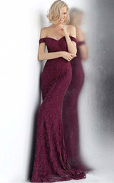 Jovani JVN66695bg Bordeaux