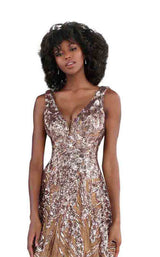 Jovani JVN66727BG Mocha