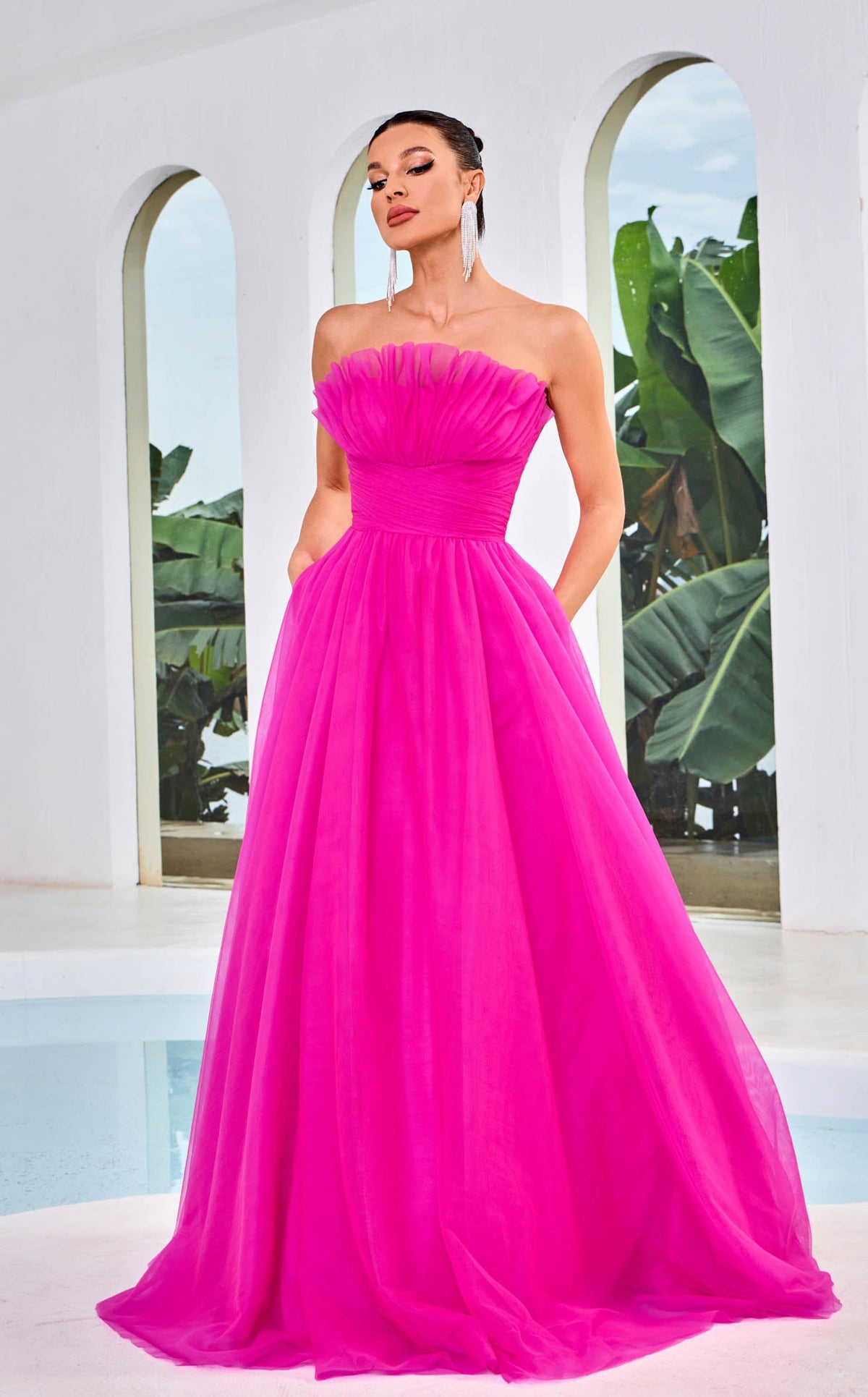 Women s Ivory Jadore J24003 Dress NewYorkDress