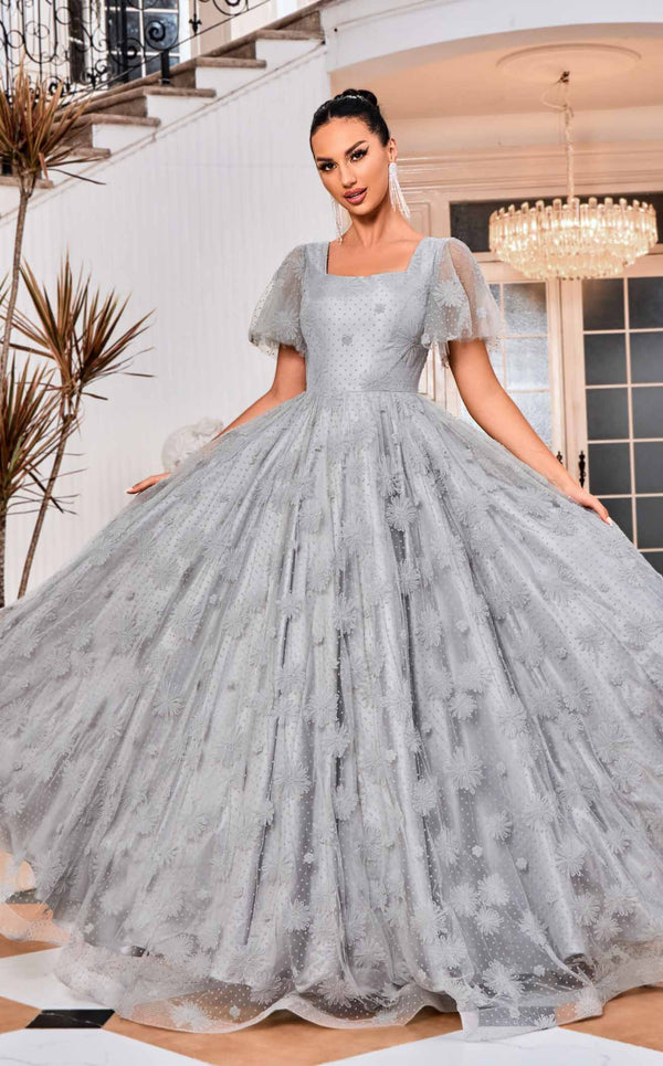 Grey Designer Dress for Any Occasion NewYorkDress