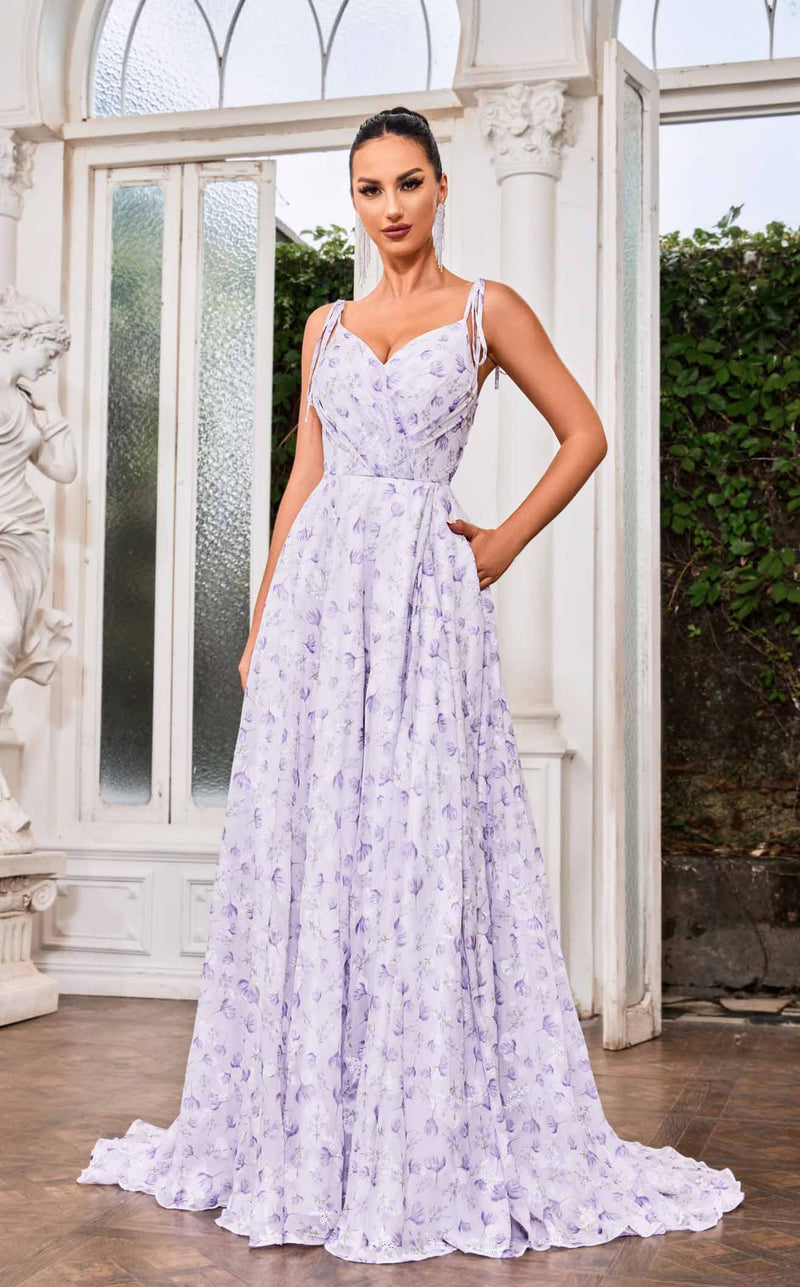 Jadore J24018 Purple Print