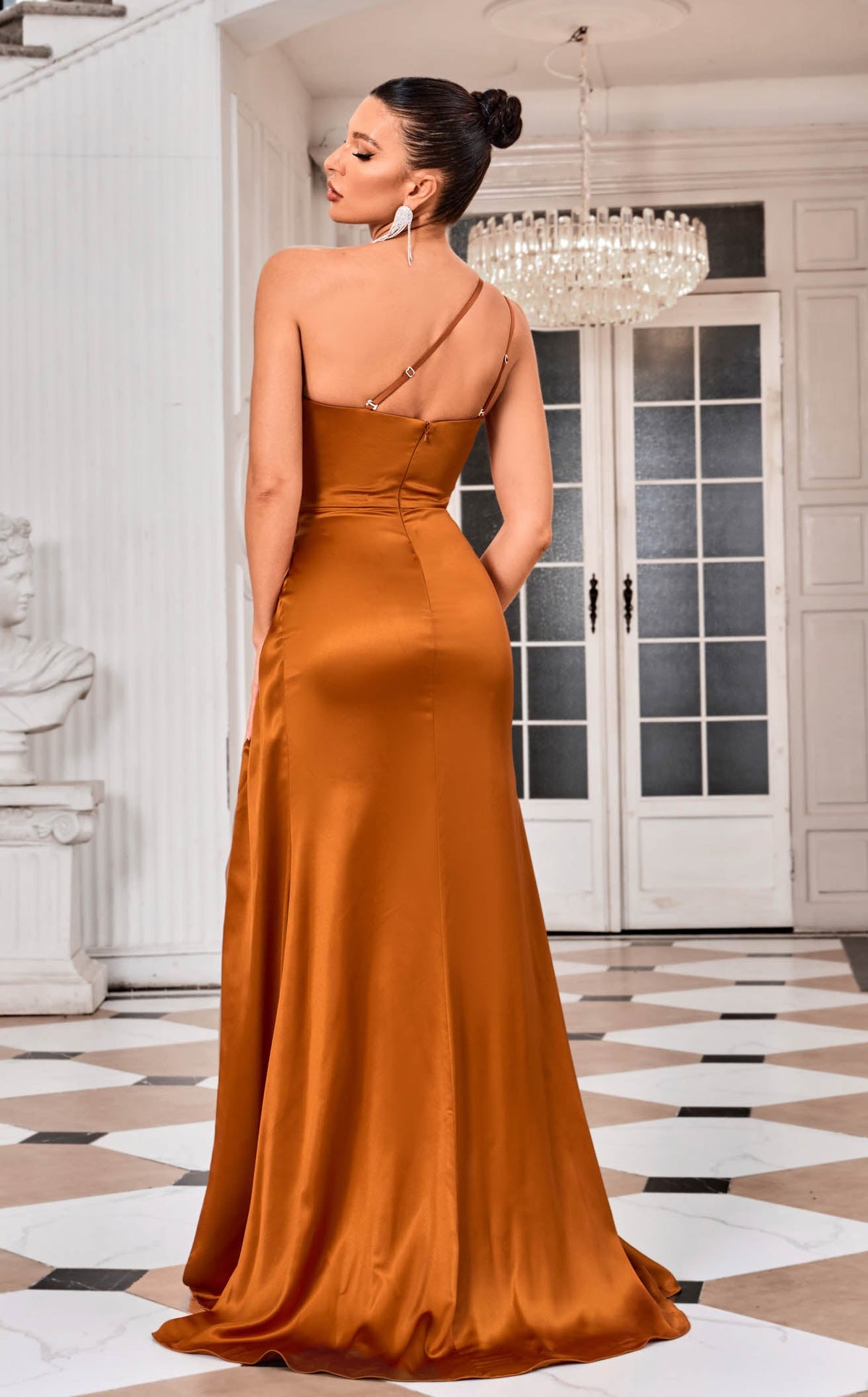 ポーラー・スター様新品 SOIR 東京ソワール シャンタン マキシ ドレス 9 ポーラー・スター様新品 SOIR 東京ソワール シャンタン マキシ ドレス 9