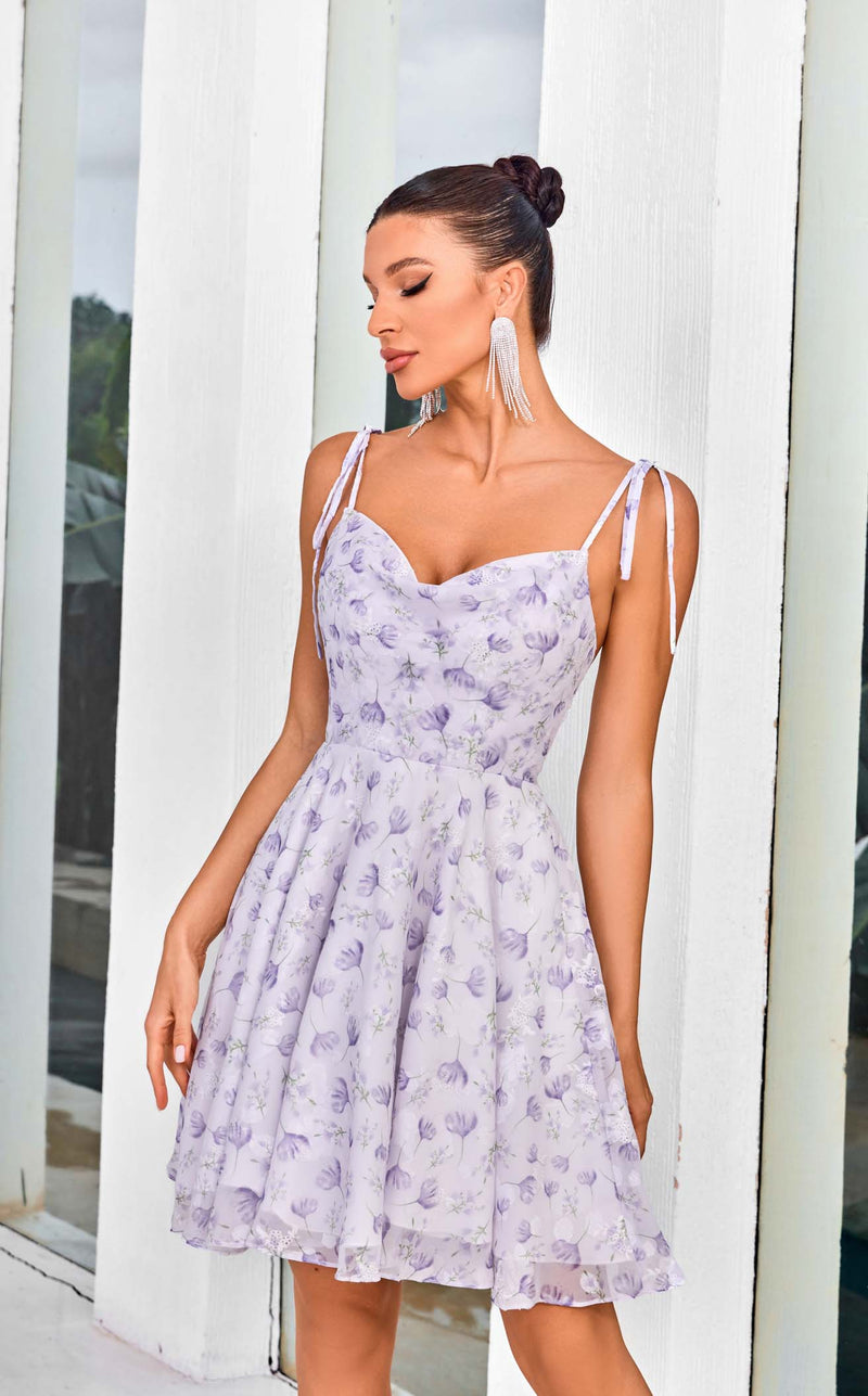 Jadore J24081 Purple Print