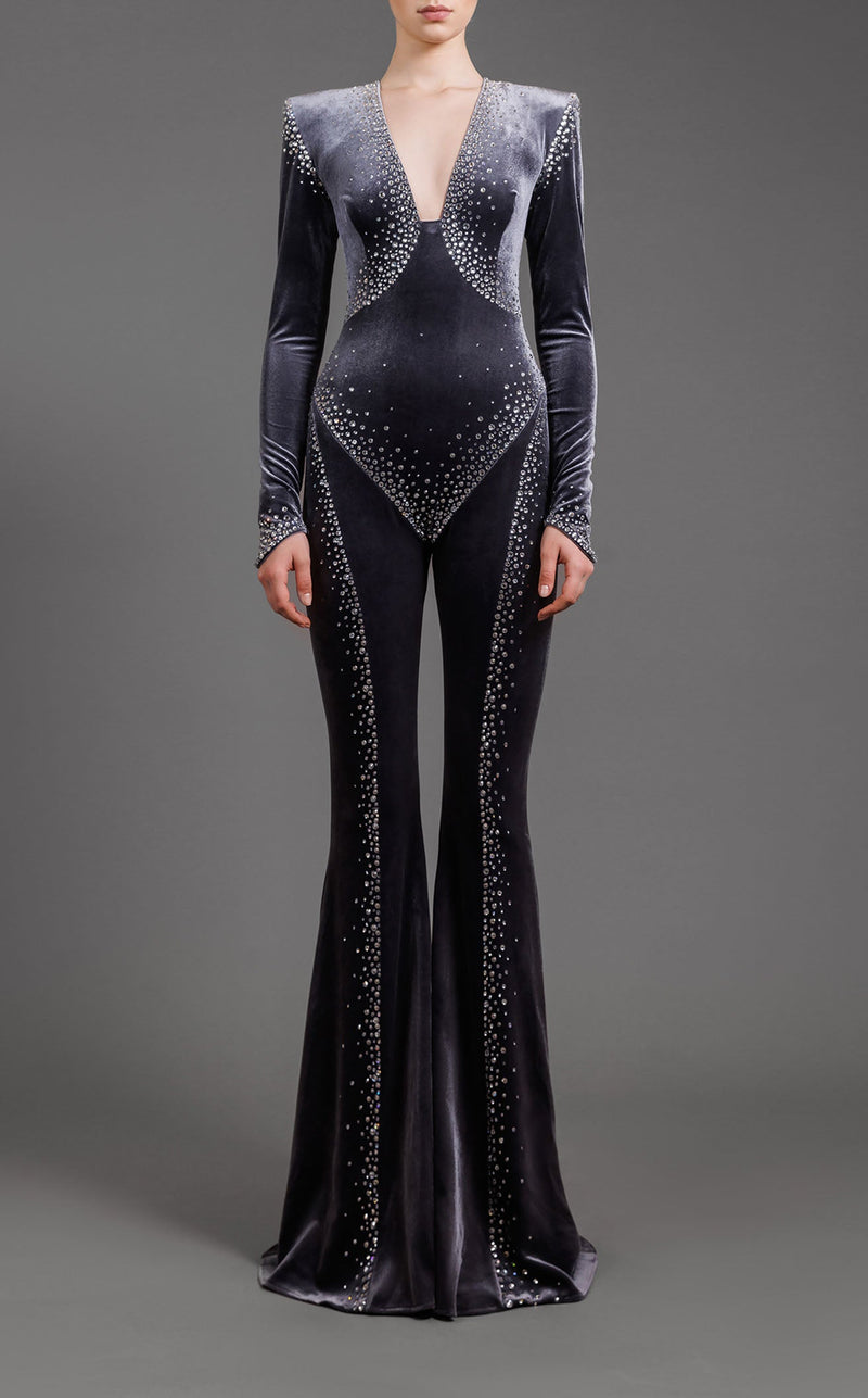 Jean Louis Sabaji 600746 Jumpsuit Silver