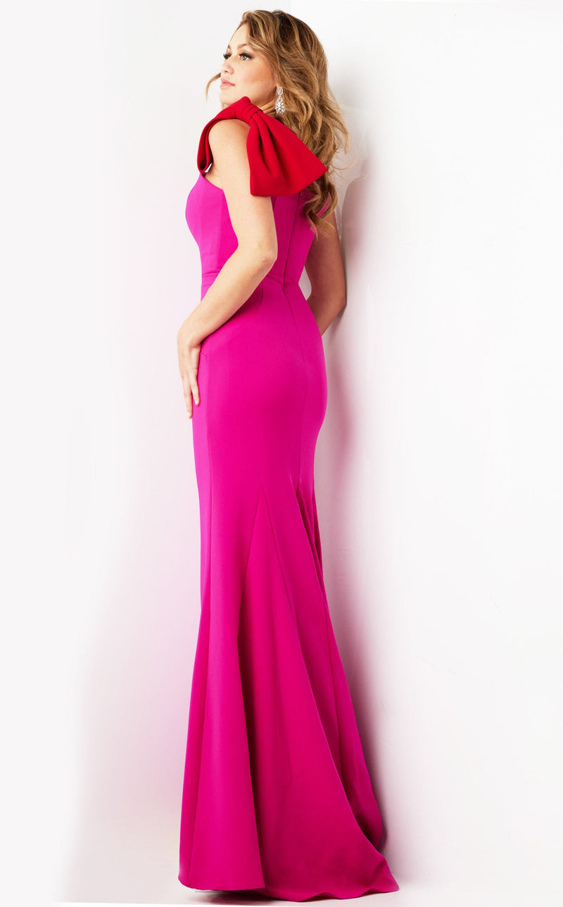 Jovani 220450 Fuchsia Red