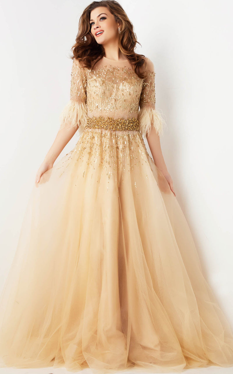 Jovani 23629 Champagne