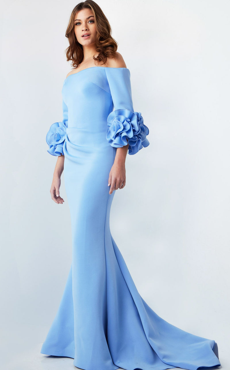 Jovani 23716 Light Blue