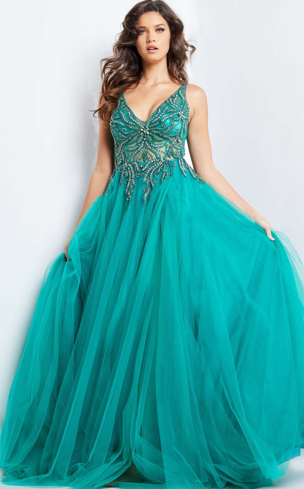 Jovani 23962 Emerald