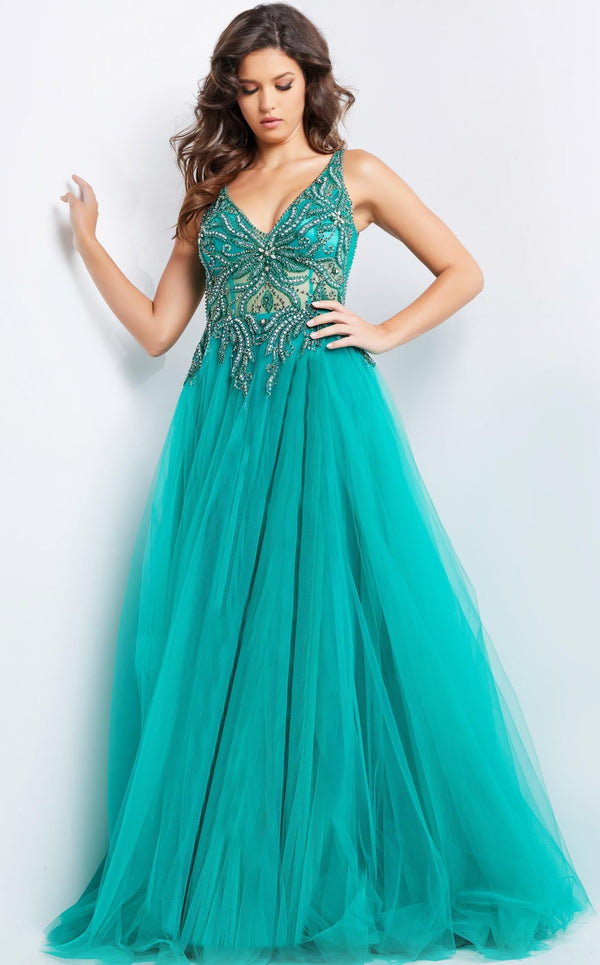Jovani 23962 Emerald