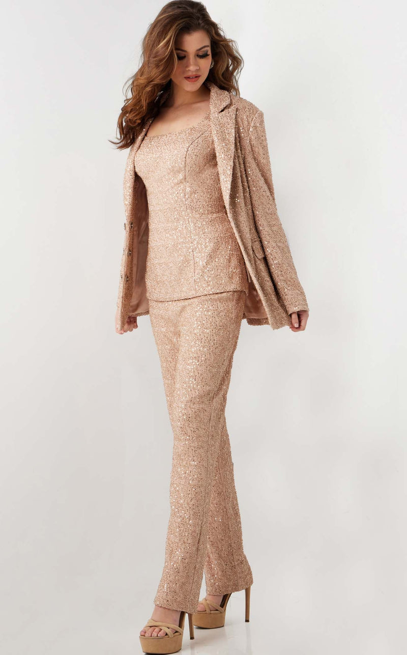 Jovani 25773 Beige