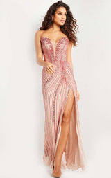 Jovani 26043 Nude/Red