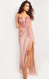 Jovani 26043 Nude/Red