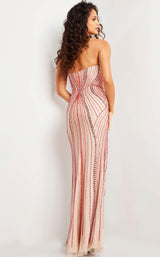 Jovani 26043 Nude/Red