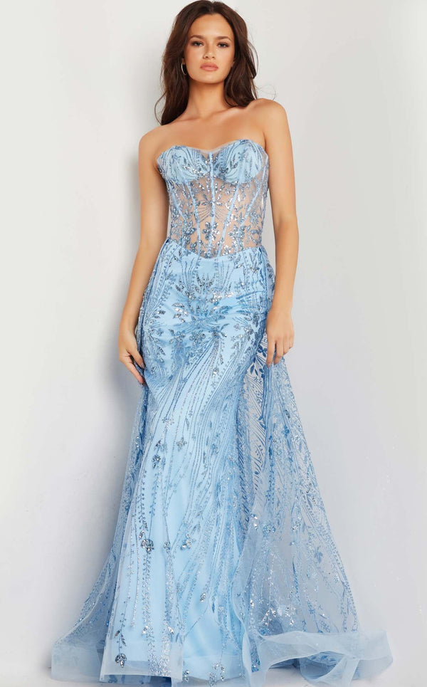 Jovani 26113 Light Blue
