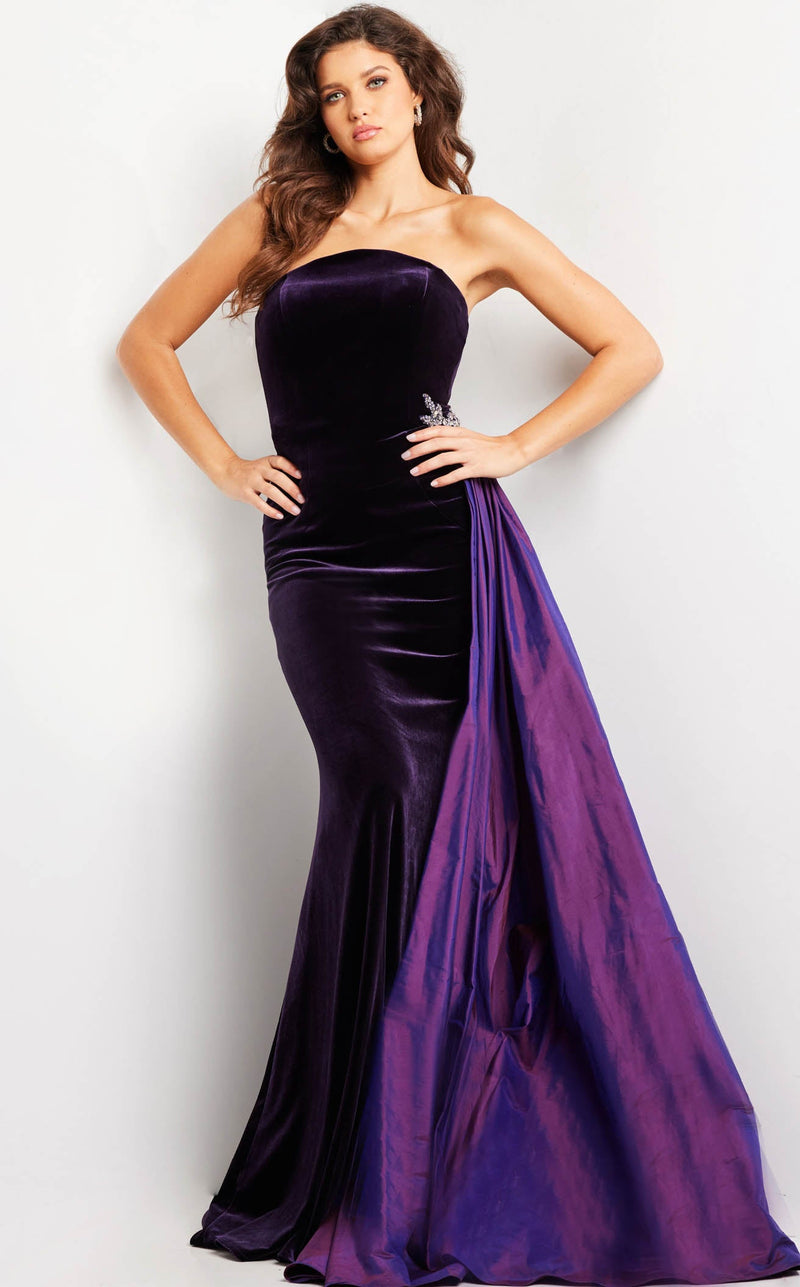 purple straight dress Islet Button-Down Linen Blend Maxi Dress