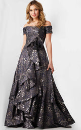 Jovani 26256 Grey-Brown