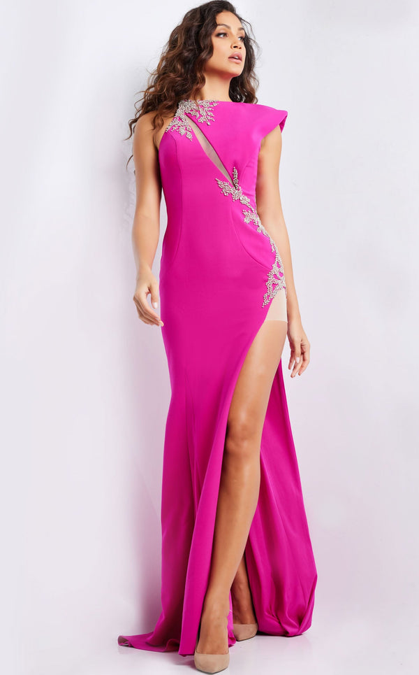 Jovani 37342 Fuchsia