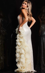Jovani 37344 Cream