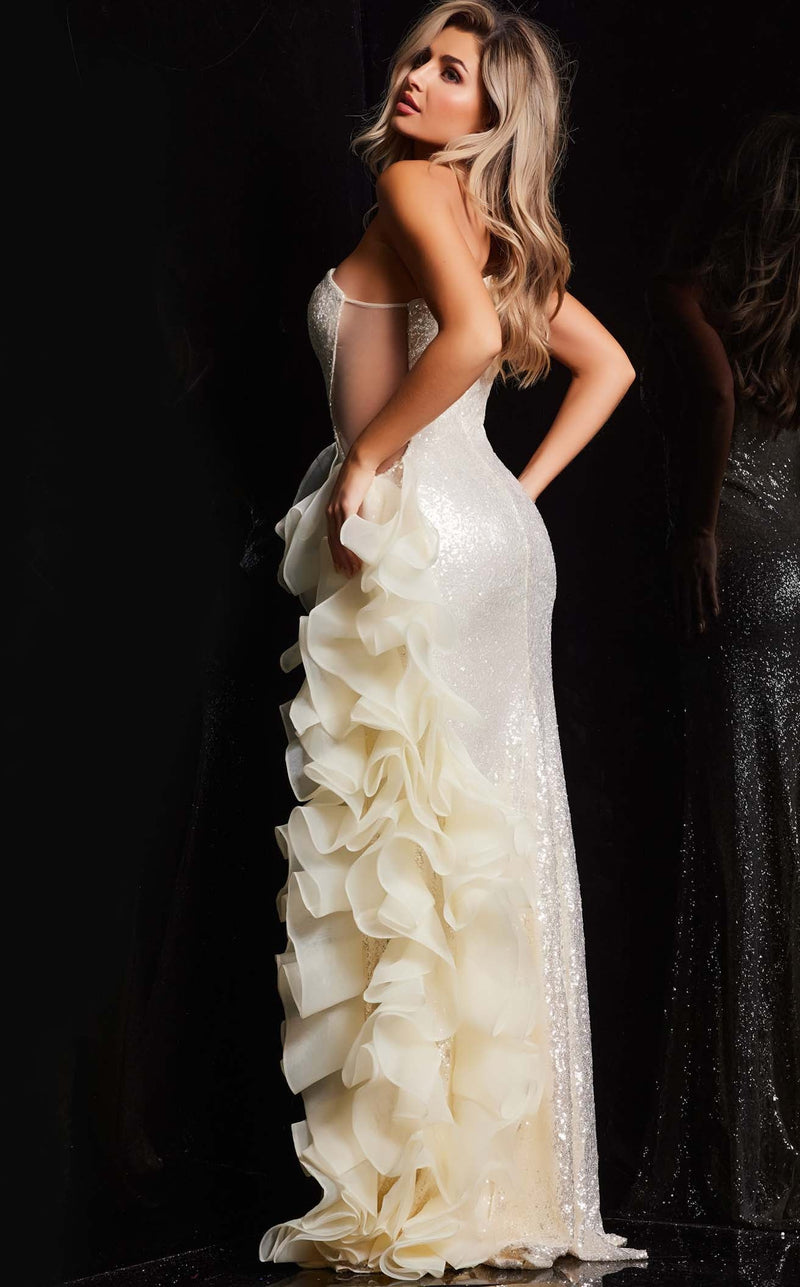 Jovani 37344 Cream