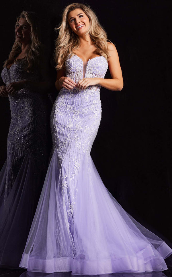 Jovani 37414 Lilac