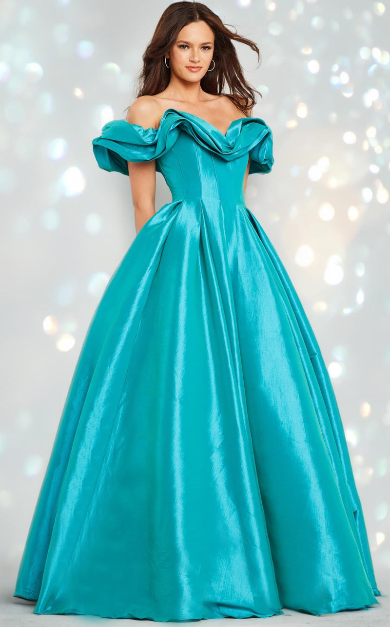 Jovani 37476 Aqua