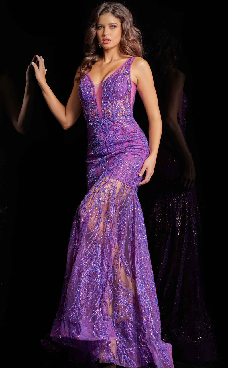 Jovani 37541 Purple