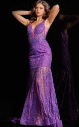 Jovani 37541 Purple