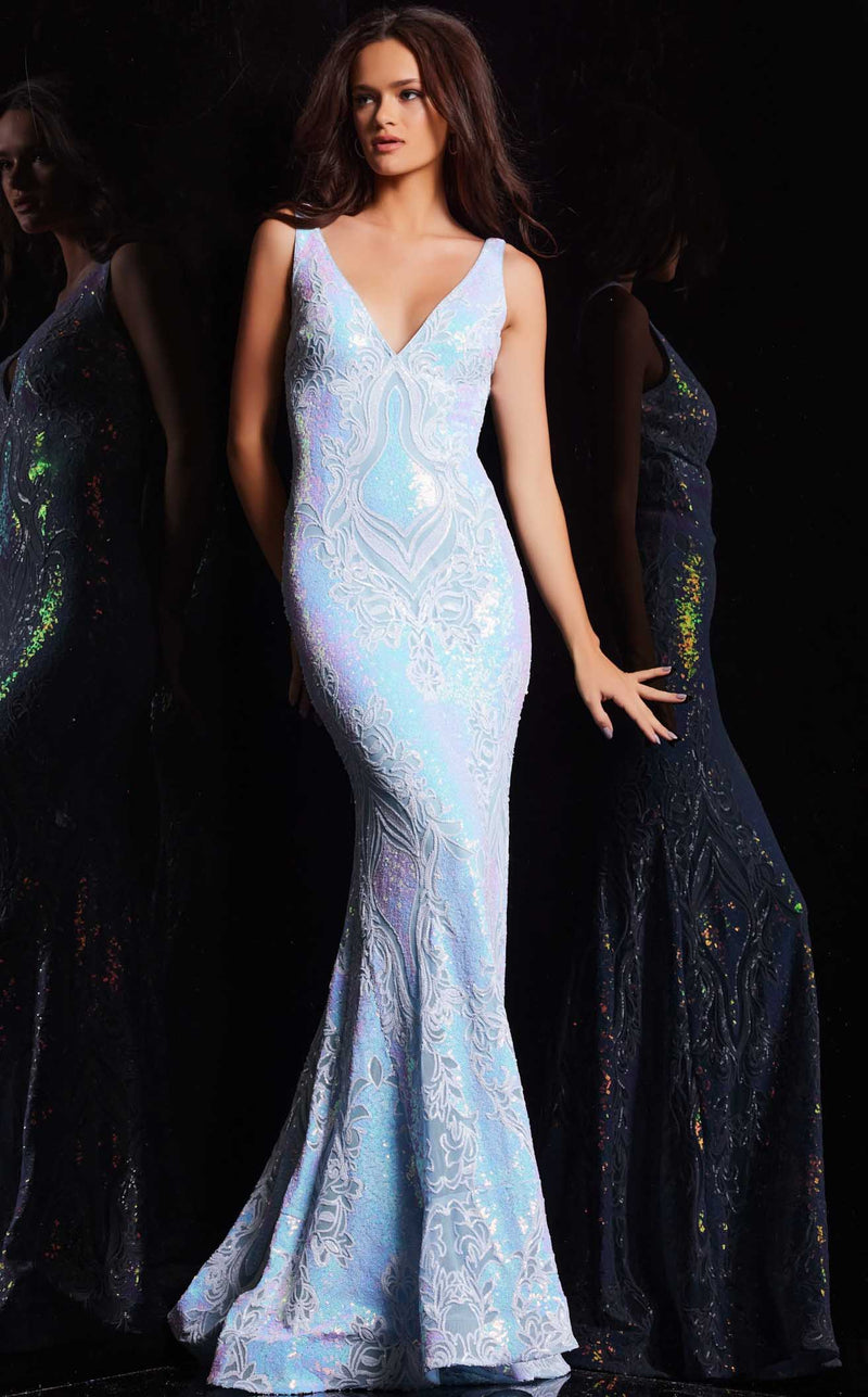 Jovani 38148 Prom Dress - Light Blue | NewYorkDress Jovani 38148 Prom Dress - Light Blue | NewYorkDress