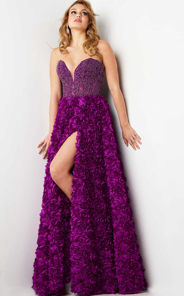 Jovani 38318 Purple