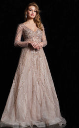Jovani 38589 Gold