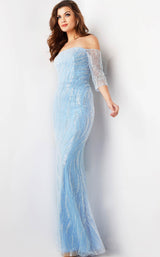 Jovani 38614 Light Blue