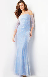 Jovani 38614 Light Blue